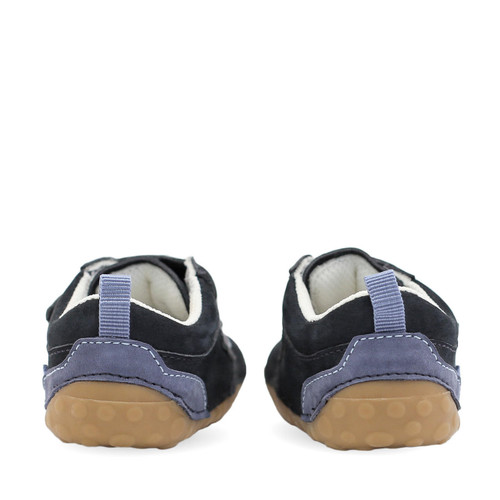 Start-Rite Shuffle, Navy blue nubuck boys rip-tape pre-walkers 0786_9